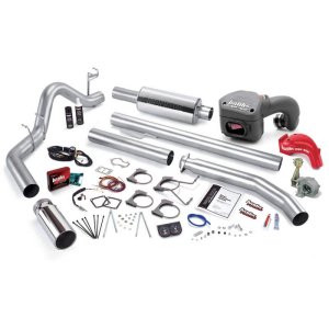 Dodge Pickup Performance Package - Banks Power - Single Exhaust w/ Chrome Tip - Chrome - `01-`02
